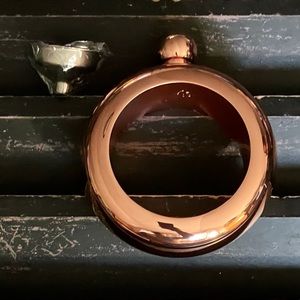 Blush Rose Bangle Bracelet Flask